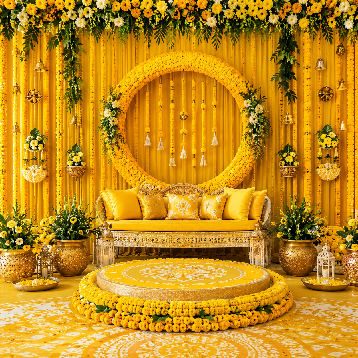 Haldi Stage Decors