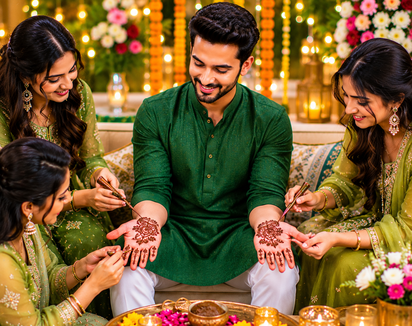 Mehendi Artists Groom