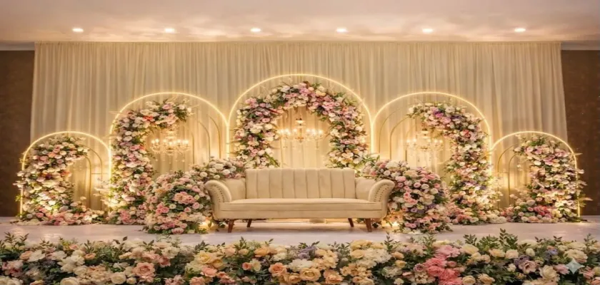 Himanshu tent and decorations