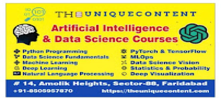 Artificial Intelligence ML DataScience Training Institute